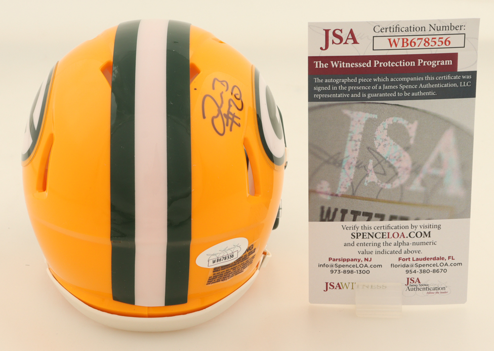 Javon Bullard Signed Packers Speed Mini Helmet (JSA) at PristineAuction.com Javon Bullard Signed Packers Speed Mini Helmet (JSA) at PristineAuction.com