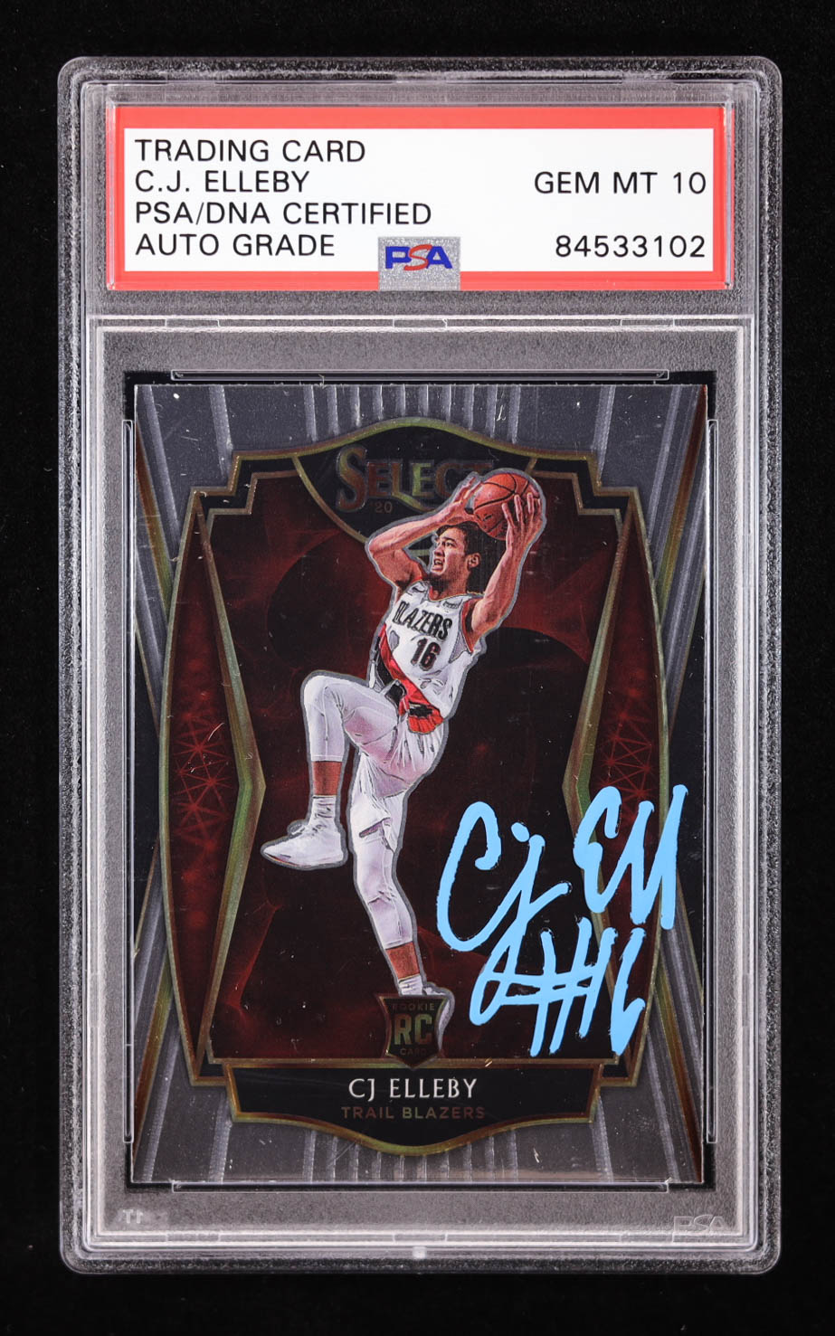 CJ Elleby Signed 2020-21 Select #198 RC (PSA | Auto 10) at PristineAuction.com CJ Elleby Signed 2020-21 Select #198 RC (PSA | Auto 10) at PristineAuction.com