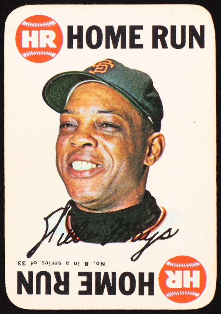 Willie Mays 1968 Topps Game #8 at PristineAuction.com Willie Mays 1968 Topps Game #8 at PristineAuction.com