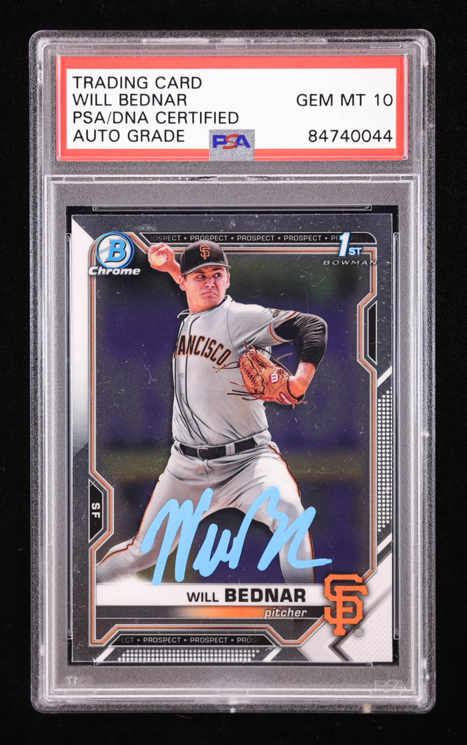 Will Bednar Signed 2021 Bowman Chrome Draft #BDC197 RC (PSA | Auto 10) at PristineAuction.com Will Bednar Signed 2021 Bowman Chrome Draft #BDC197 RC (PSA | Auto 10) at PristineAuction.com