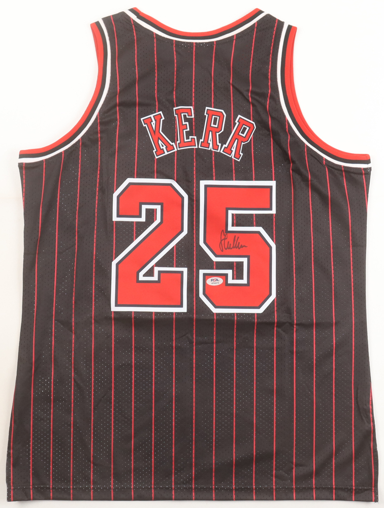 Steve Kerr Signed Bulls Authentic Mitchell & Ness Jersey (PSA) at PristineAuction.com Steve Kerr Signed Bulls Authentic Mitchell & Ness Jersey (PSA) at PristineAuction.com