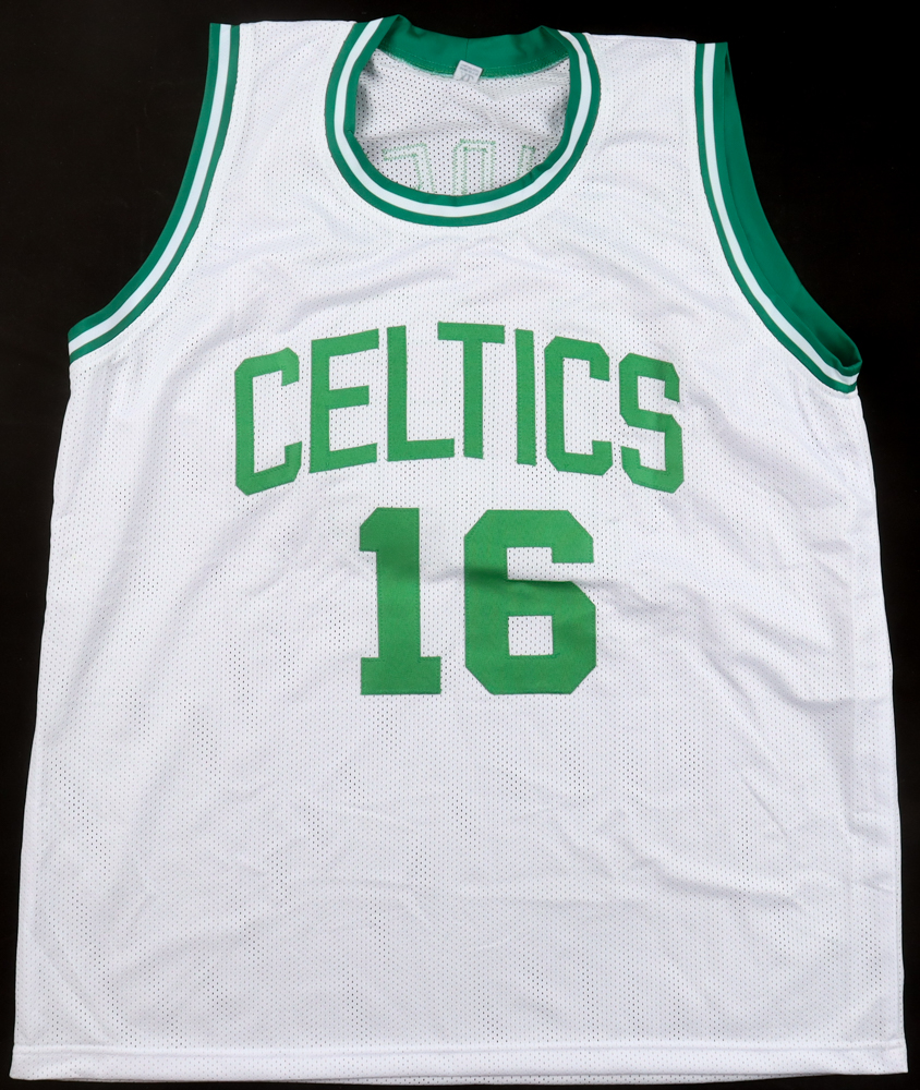 Tom "Satch" Sanders Signed Jersey Inscribed "HOF 2011" & "8x NBA Champ" (JSA) at PristineAuction.com Tom "Satch" Sanders Signed Jersey Inscribed "HOF 2011" & "8x NBA Champ" (JSA) at PristineAuction.com