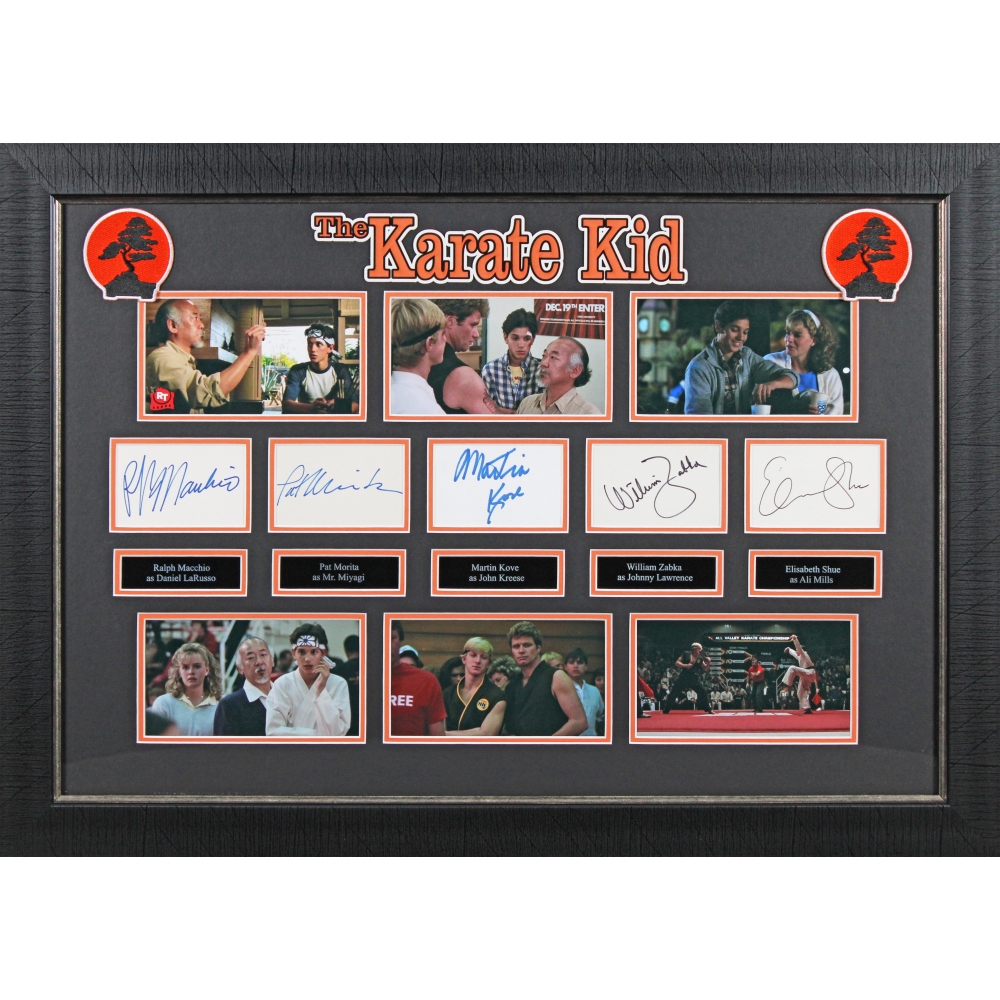 THE KARATE KID cast signed autographed photo COA Hologram main image 1