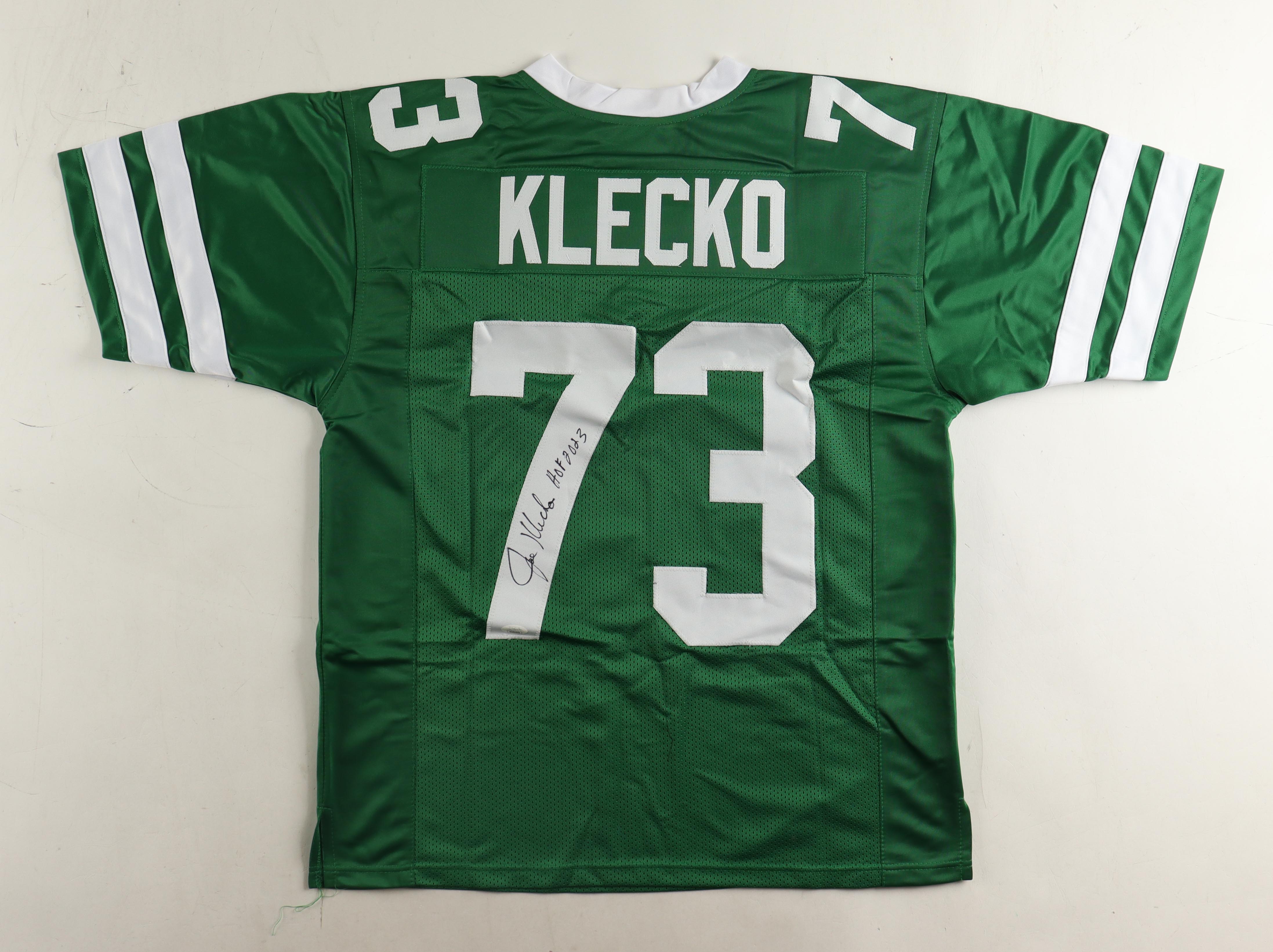 Joe Klecko Signed Jersey Inscribed "HOF 2023" (JSA) at PristineAuction.com Joe Klecko Signed Jersey Inscribed "HOF 2023" (JSA) at PristineAuction.com