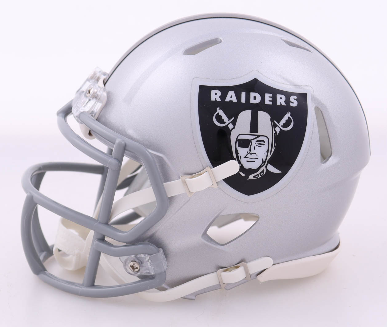 Bill Romanowski Signed Raiders Speed Mini Helmet (Beckett) at PristineAuction.com Bill Romanowski Signed Raiders Speed Mini Helmet (Beckett) at PristineAuction.com