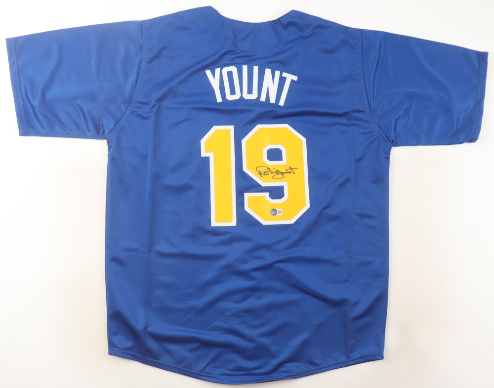 Robin Yount Signed Jersey (Beckett) at PristineAuction.com Robin Yount Signed Jersey (Beckett) at PristineAuction.com