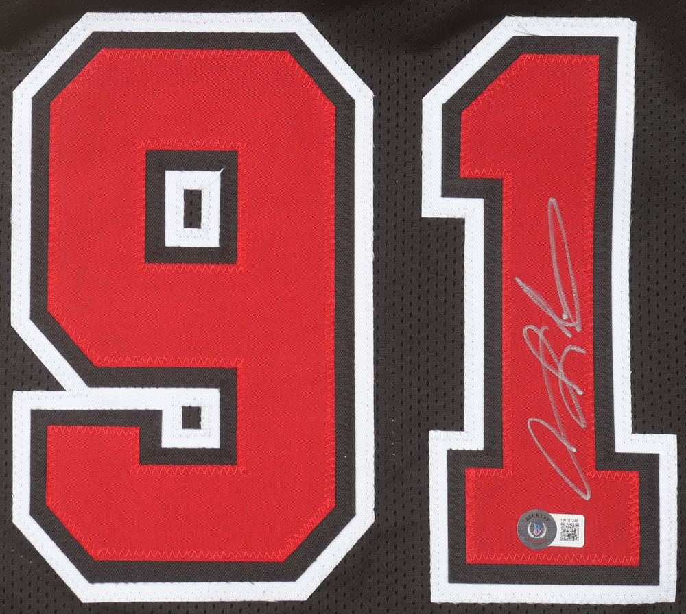 Dennis Rodman Signed Jersey (Beckett) at PristineAuction.com Dennis Rodman Signed Jersey (Beckett) at PristineAuction.com