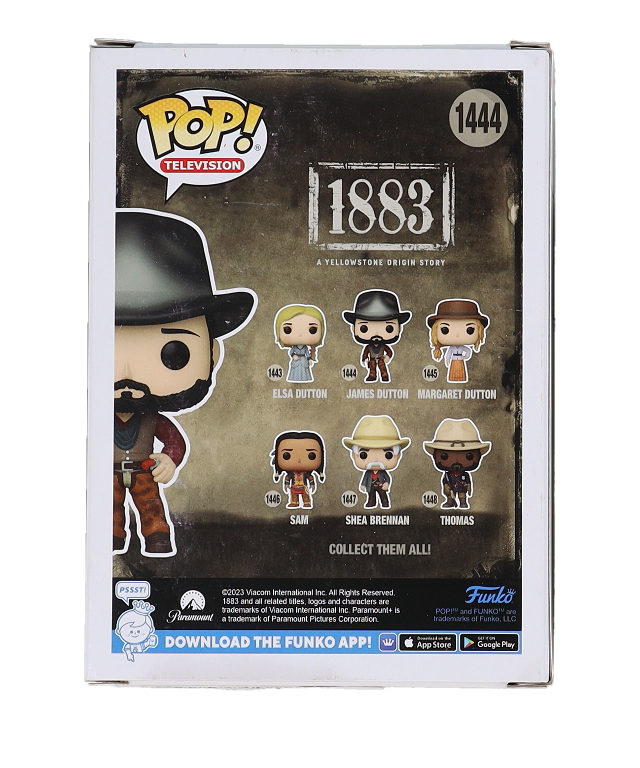 Tim McGraw Signed "1883" #1444 James Dutton Funko Pop! Vinyl Figure (PSA) at PristineAuction.com Tim McGraw Signed "1883" #1444 James Dutton Funko Pop! Vinyl Figure (PSA) at PristineAuction.com