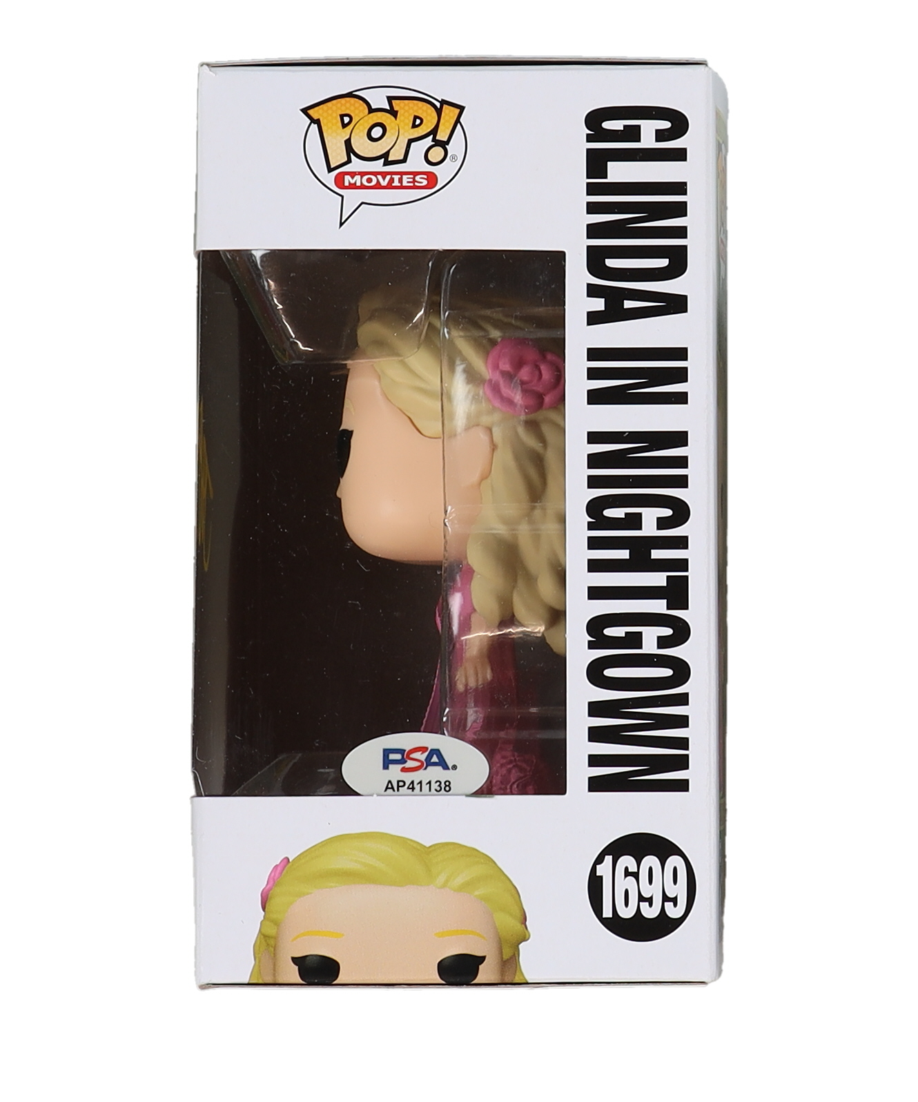Jon Chu Signed "Wicked" Glinda In Nightgown #1699 Funko Pop! Vinyl Figure (PSA) at PristineAuction.com Jon Chu Signed "Wicked" Glinda In Nightgown #1699 Funko Pop! Vinyl Figure (PSA) at PristineAuction.com