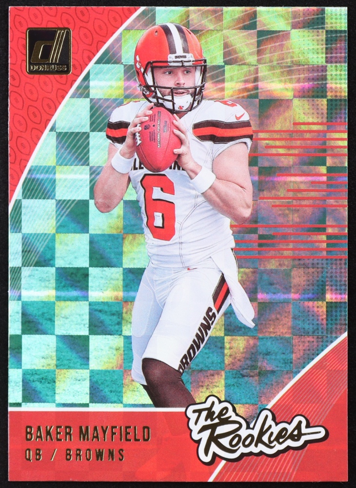 Baker Mayfield 2018 Donruss The Rookies #R3 at PristineAuction.com Baker Mayfield 2018 Donruss The Rookies #R3 at PristineAuction.com