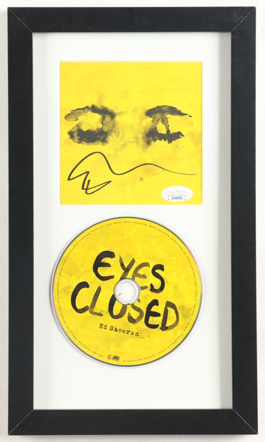 Ed Sheeran Signed "Subtract" Custom Framed CD Album Insert Display (Beckett) at PristineAuction.com Ed Sheeran Signed "Subtract" Custom Framed CD Album Insert Display (Beckett) at PristineAuction.com