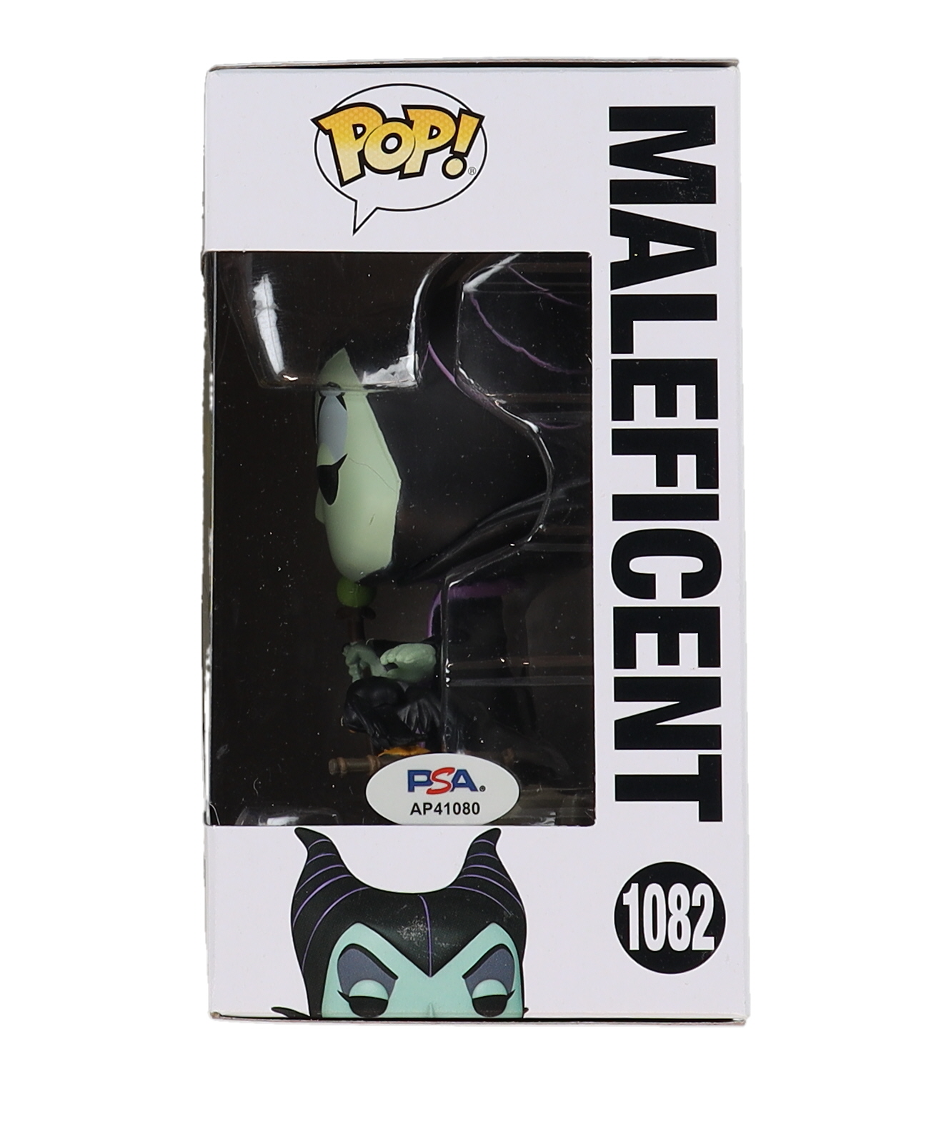 Angelina Jolie Signed "Villains" #1082 Maleficent Funko Pop! Vinyl Figure (PSA) at PristineAuction.com Angelina Jolie Signed "Villains" #1082 Maleficent Funko Pop! Vinyl Figure (PSA) at PristineAuction.com