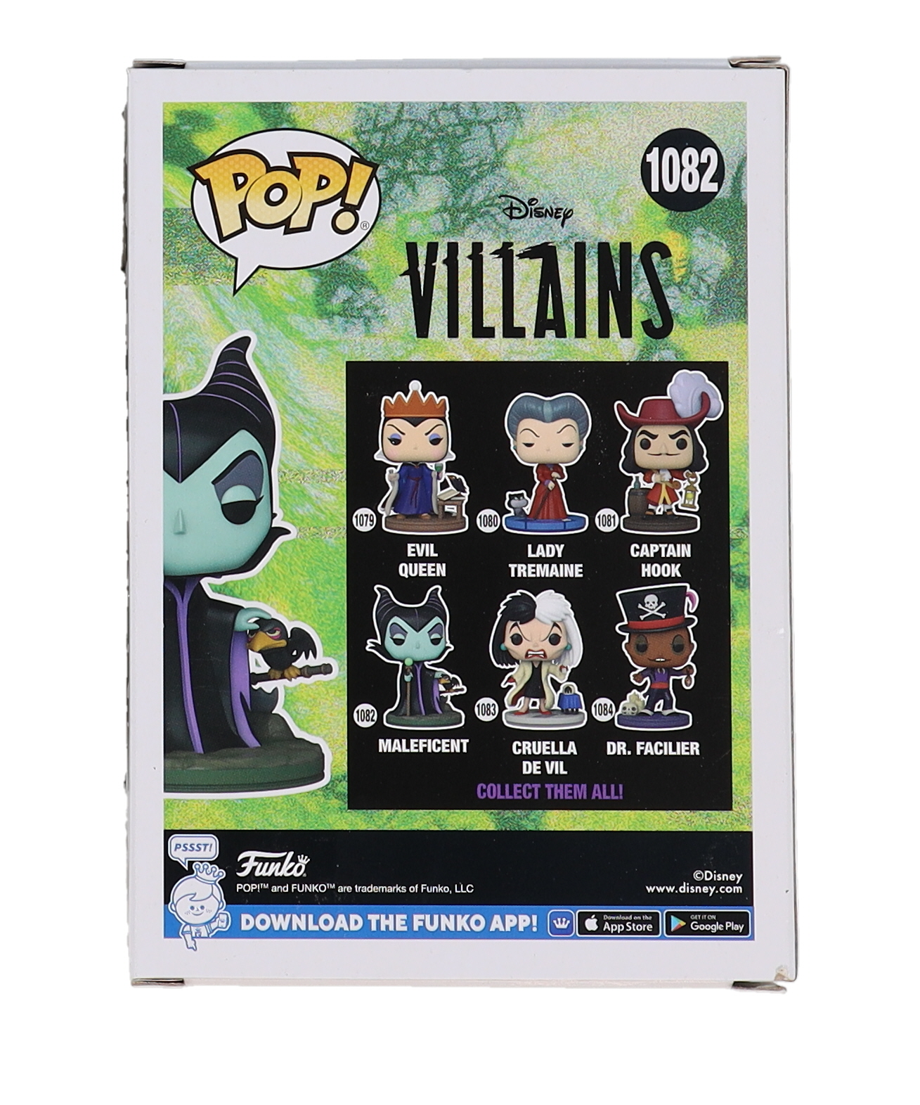 Angelina Jolie Signed "Villains" #1082 Maleficent Funko Pop! Vinyl Figure (PSA) at PristineAuction.com Angelina Jolie Signed "Villains" #1082 Maleficent Funko Pop! Vinyl Figure (PSA) at PristineAuction.com