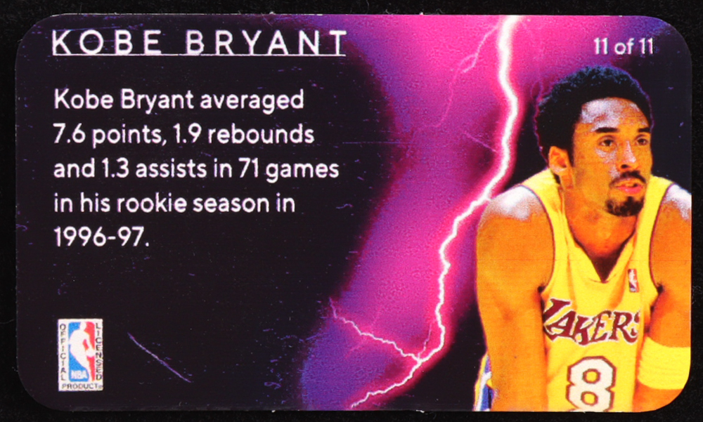 Kobe Bryant 1996-97 Fleer Ultra Scoring Kings Tobacco Card #11 at PristineAuction.com Kobe Bryant 1996-97 Fleer Ultra Scoring Kings Tobacco Card #11 at PristineAuction.com