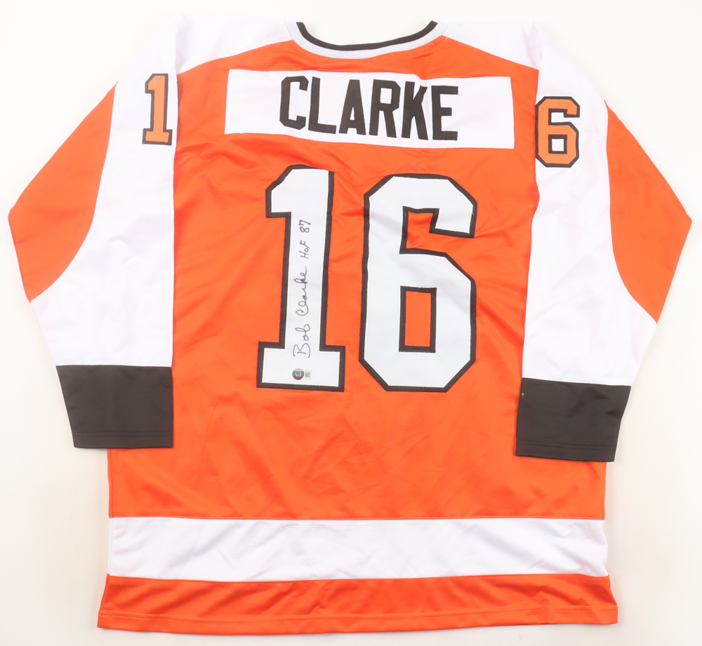 Bobby Clarke Signed Jersey (Beckett) at PristineAuction.com Bobby Clarke Signed Jersey (Beckett) at PristineAuction.com