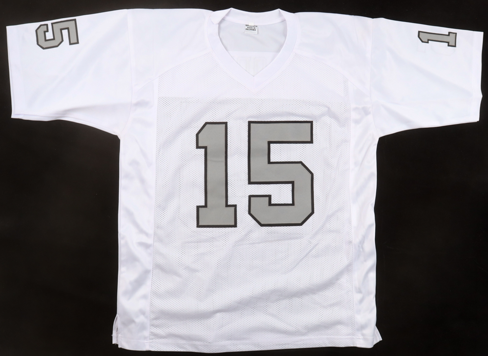 Tom Flores Signed Jersey (Beckett) at PristineAuction.com Tom Flores Signed Jersey (Beckett) at PristineAuction.com