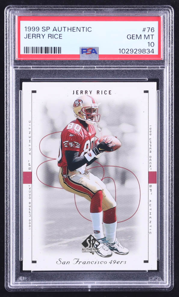 Jerry Rice 1999 SP Authentic #76 (PSA 10) at PristineAuction.com Jerry Rice 1999 SP Authentic #76 (PSA 10) at PristineAuction.com
