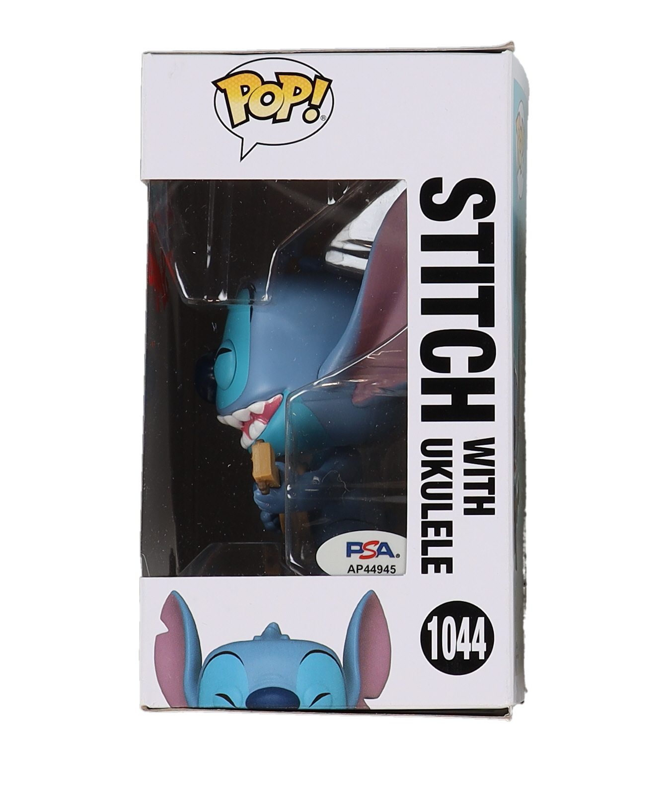 Chris Sanders Signed "Lilo & Stitch" #1044 Stitch with Ukulele Funko Pop! Vinyl Figure (PSA) at PristineAuction.com Chris Sanders Signed "Lilo & Stitch" #1044 Stitch with Ukulele Funko Pop! Vinyl Figure (PSA) at PristineAuction.com