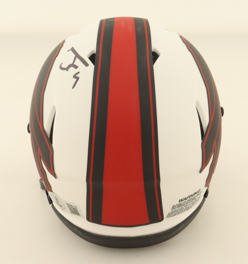 James Cook Signed Bills Lunar Eclipse Alternate Speed Mini Helmet (Beckett) at PristineAuction.com James Cook Signed Bills Lunar Eclipse Alternate Speed Mini Helmet (Beckett) at PristineAuction.com