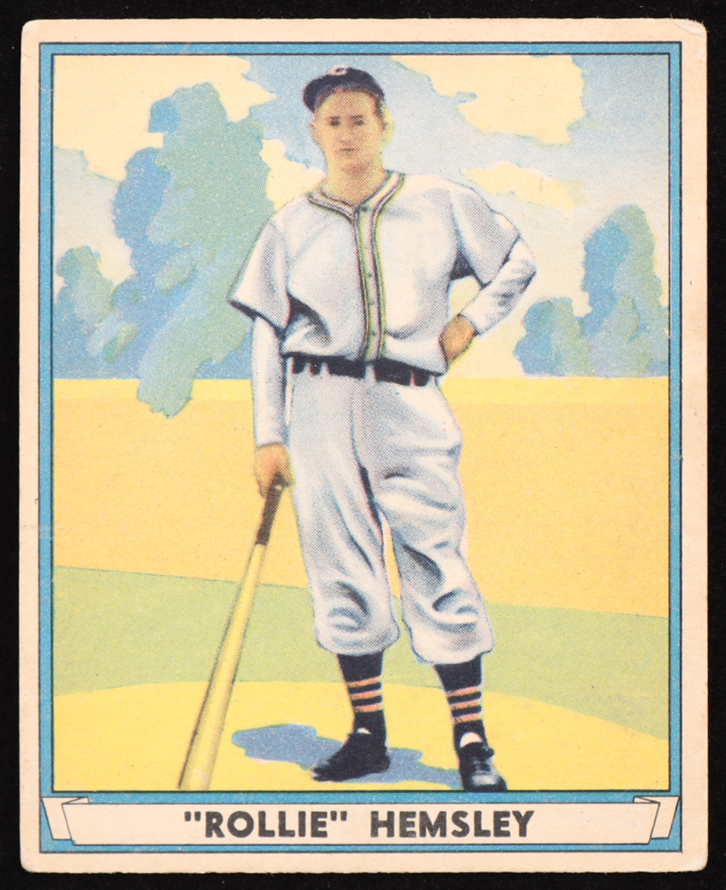Rollie Hemsley 1941 Play Ball #34 at PristineAuction.com Rollie Hemsley 1941 Play Ball #34 at PristineAuction.com