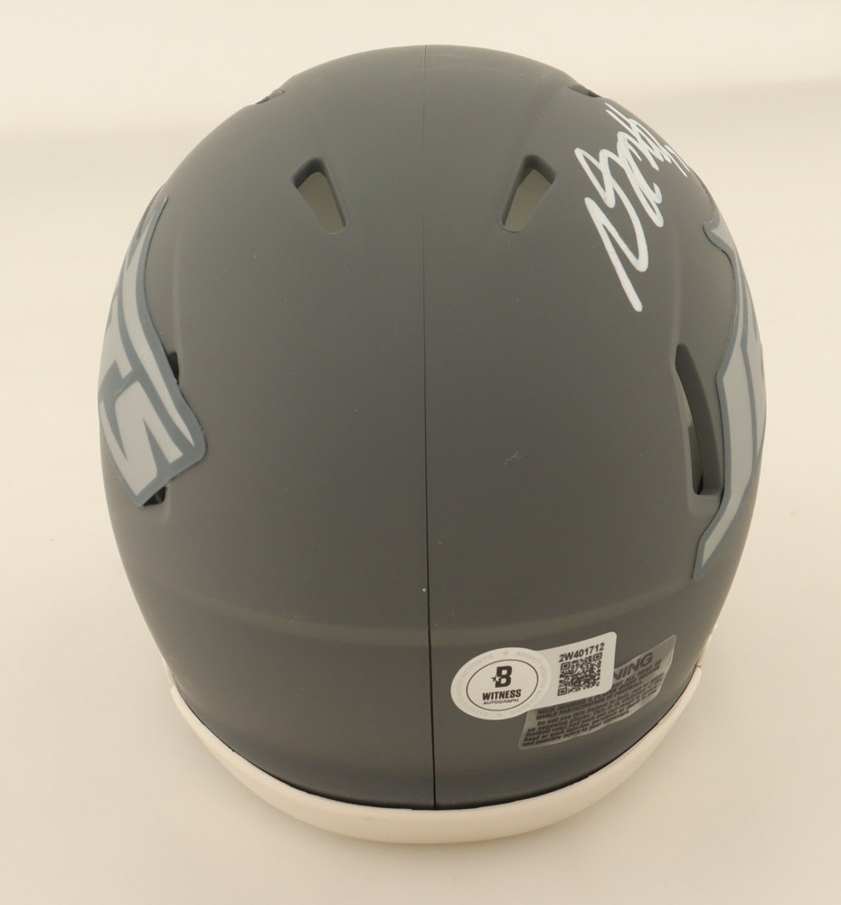 Davante Adams Signed Jets Slate Alternate Speed Mini Helmet (Beckett) at PristineAuction.com Davante Adams Signed Jets Slate Alternate Speed Mini Helmet (Beckett) at PristineAuction.com