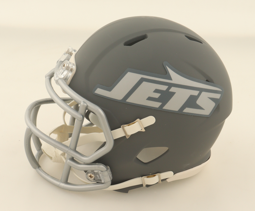 Davante Adams Signed Jets Slate Alternate Speed Mini Helmet (Beckett) at PristineAuction.com Davante Adams Signed Jets Slate Alternate Speed Mini Helmet (Beckett) at PristineAuction.com