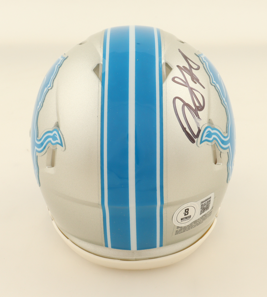 David Montgomery Signed Lions Speed Mini Helmet (Beckett) at PristineAuction.com David Montgomery Signed Lions Speed Mini Helmet (Beckett) at PristineAuction.com