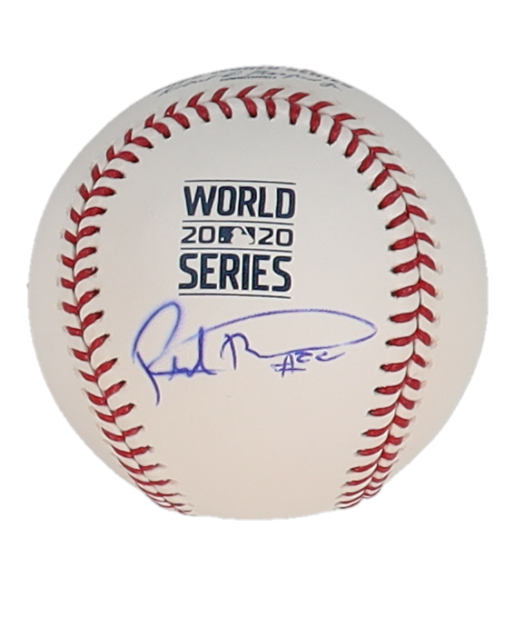 Pedro Baez Signed 2020 World Series Logo Baseball (JSA) at PristineAuction.com Pedro Baez Signed 2020 World Series Logo Baseball (JSA) at PristineAuction.com