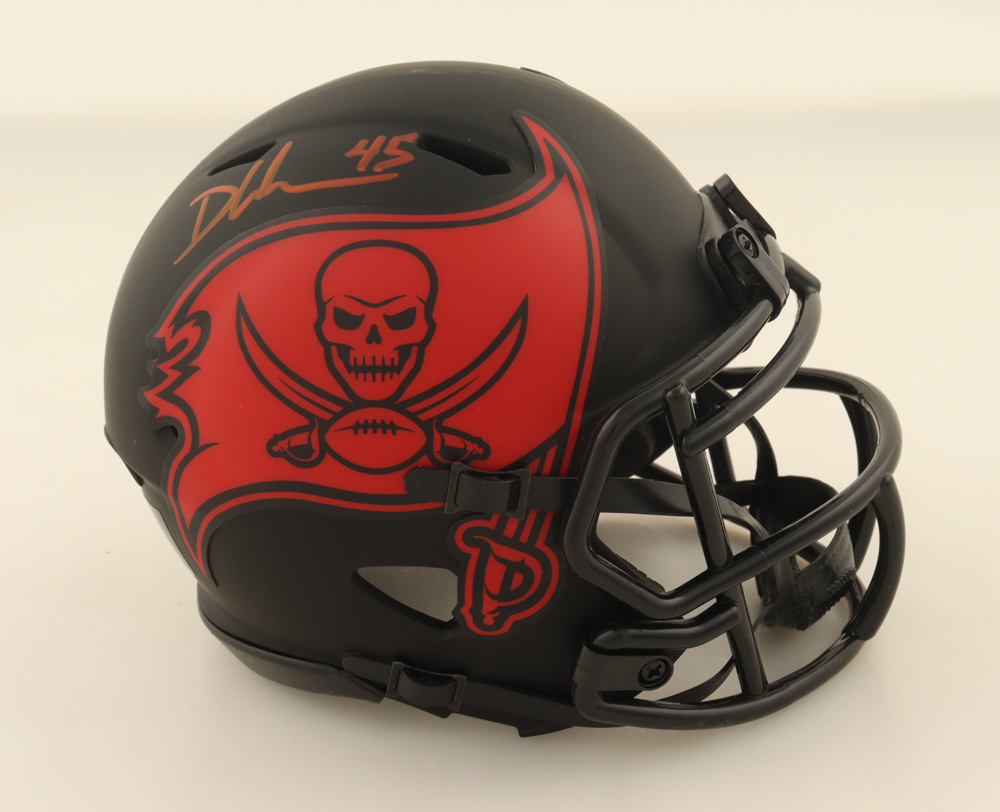 Devin White Signed Buccaneers Eclipse Alternate Speed Mini Helmet (JSA) at PristineAuction.com Devin White Signed Buccaneers Eclipse Alternate Speed Mini Helmet (JSA) at PristineAuction.com