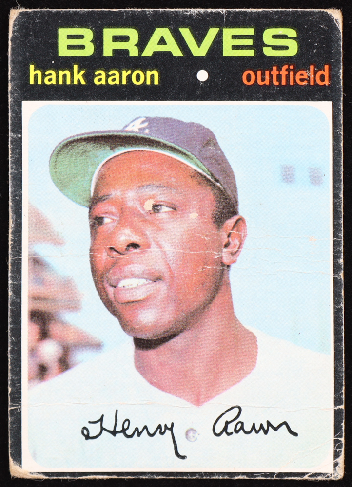 Hank Aaron 1971 Topps #400 at PristineAuction.com Hank Aaron 1971 Topps #400 at PristineAuction.com