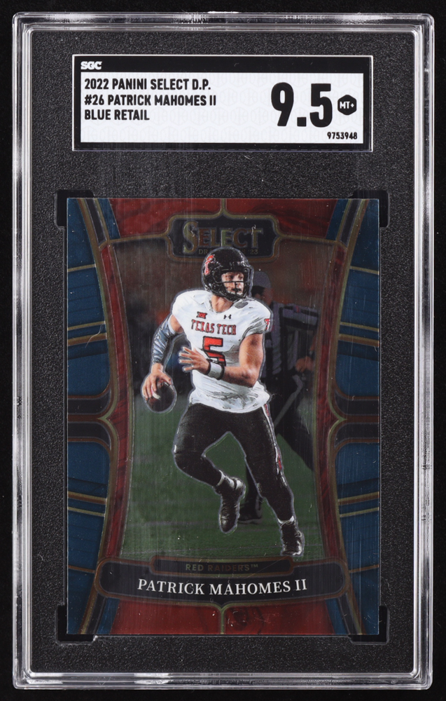 Patrick Mahomes II 2022 Select Draft Picks Blue #26 (SGC 9.5) at PristineAuction.com Patrick Mahomes II 2022 Select Draft Picks Blue #26 (SGC 9.5) at PristineAuction.com