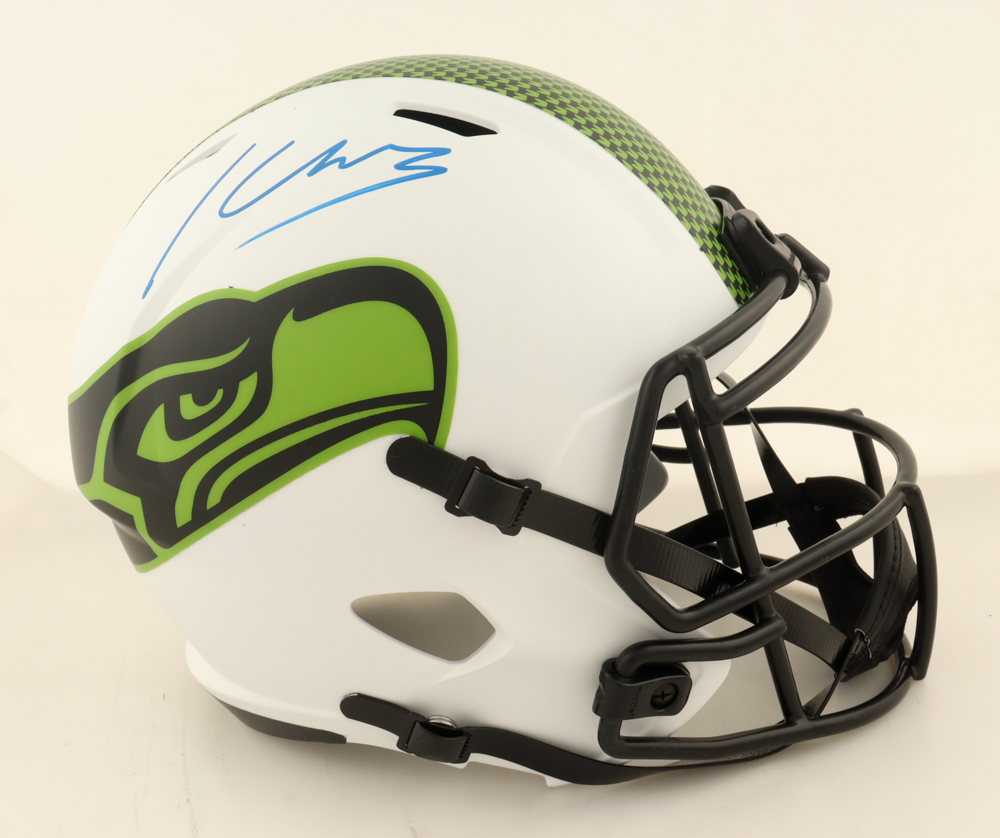 Kenneth Walker III Signed Seahawks Full-Size Lunar Eclipse Alternate Speed Helmet (Beckett) at PristineAuction.com Kenneth Walker III Signed Seahawks Full-Size Lunar Eclipse Alternate Speed Helmet (Beckett) at PristineAuction.com