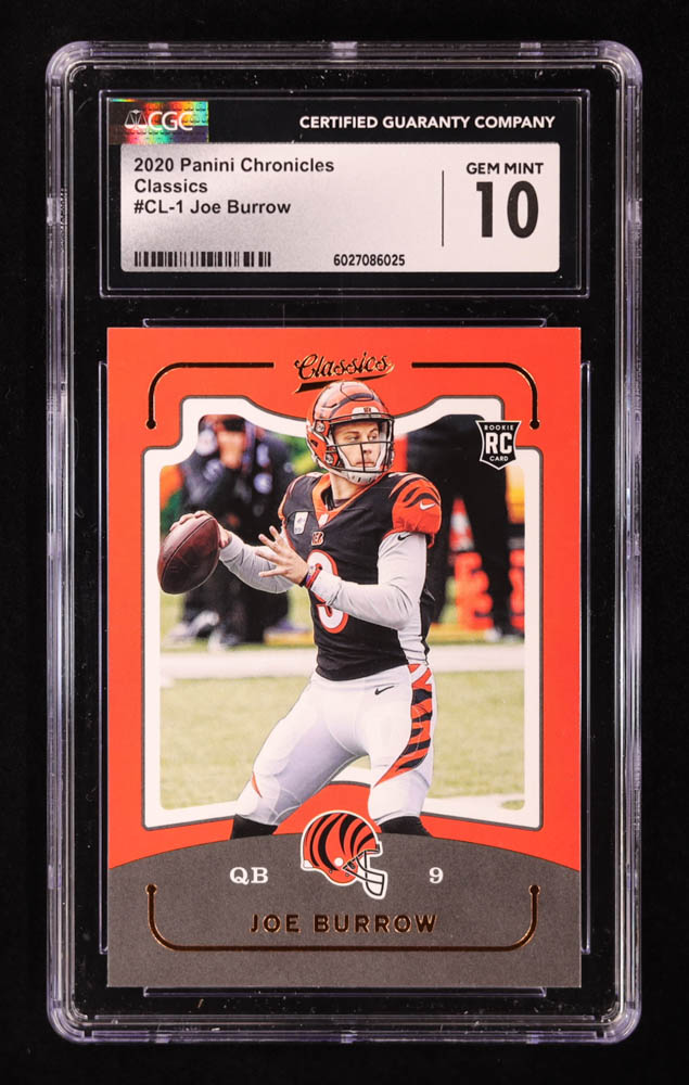 Joe Burrow 2020 Classics #1 RC (CGC 10) at PristineAuction.com Joe Burrow 2020 Classics #1 RC (CGC 10) at PristineAuction.com