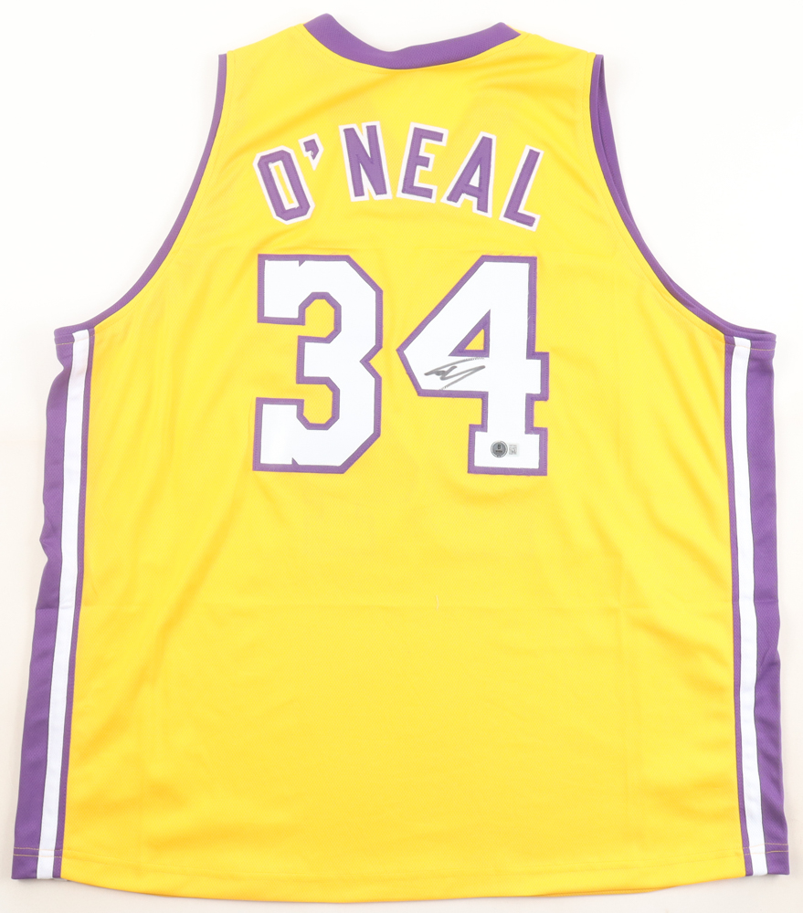 Shaquille O'Neal Signed Jersey (Beckett) at PristineAuction.com Shaquille O'Neal Signed Jersey (Beckett) at PristineAuction.com
