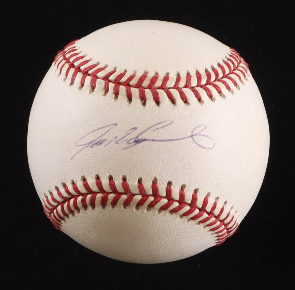 Ivan Rodriguez Signed OML Baseball (Steiner & MLB) at PristineAuction.com Ivan Rodriguez Signed OML Baseball (Steiner & MLB) at PristineAuction.com