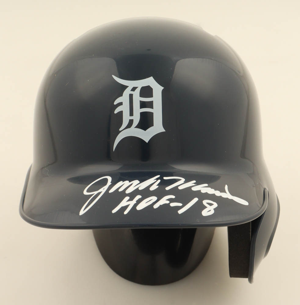 Jack Morris Signed Tigers Mini Batting Helmet Inscribed "HOF 18" (JSA) at PristineAuction.com Jack Morris Signed Tigers Mini Batting Helmet Inscribed "HOF 18" (JSA) at PristineAuction.com