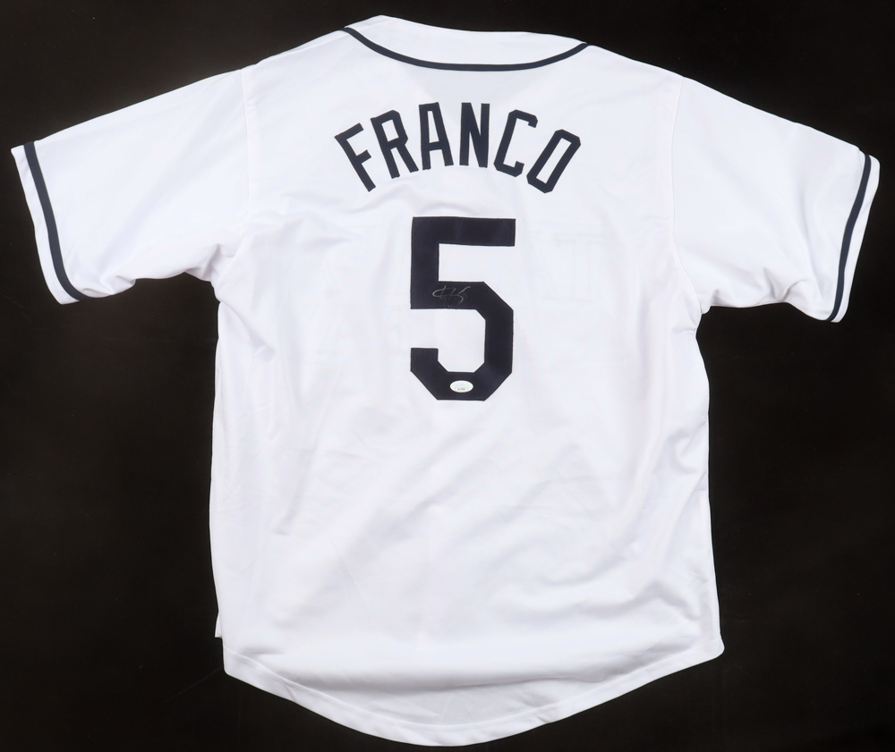 Wander Franco Signed Jersey (JSA) at PristineAuction.com Wander Franco Signed Jersey (JSA) at PristineAuction.com