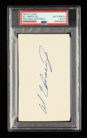 Al Unser Jr. Signed Index Card (PSA) at PristineAuction.com