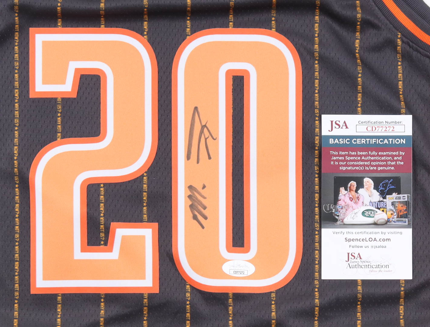 Markelle Fultz Signed Magic Nike Authentic Jersey (JSA) at PristineAuction.com Markelle Fultz Signed Magic Nike Authentic Jersey (JSA) at PristineAuction.com