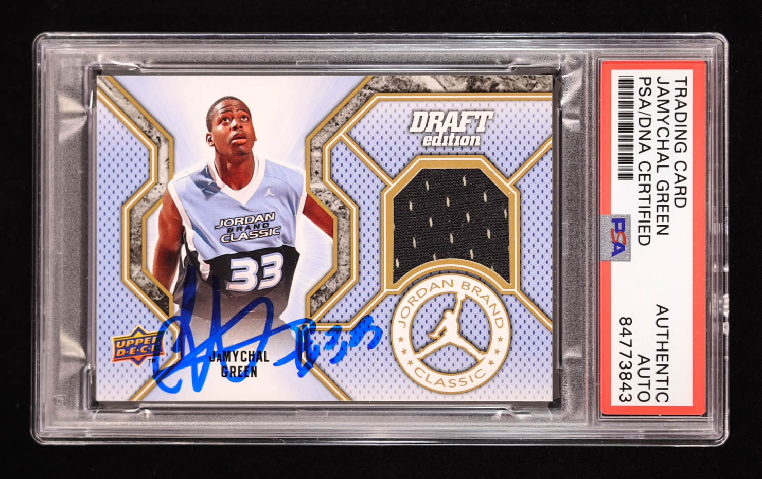 JaMychal Green Signed 2012-13 SP Authentic Jordan Brand Classic Jerseys 09 #GR RC (PSA) at PristineAuction.com JaMychal Green Signed 2012-13 SP Authentic Jordan Brand Classic Jerseys 09 #GR RC (PSA) at PristineAuction.com