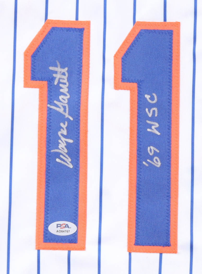Wayne Garrett Signed Jersey Inscribed "'69 WSC" (PSA) at PristineAuction.com Wayne Garrett Signed Jersey Inscribed "'69 WSC" (PSA) at PristineAuction.com