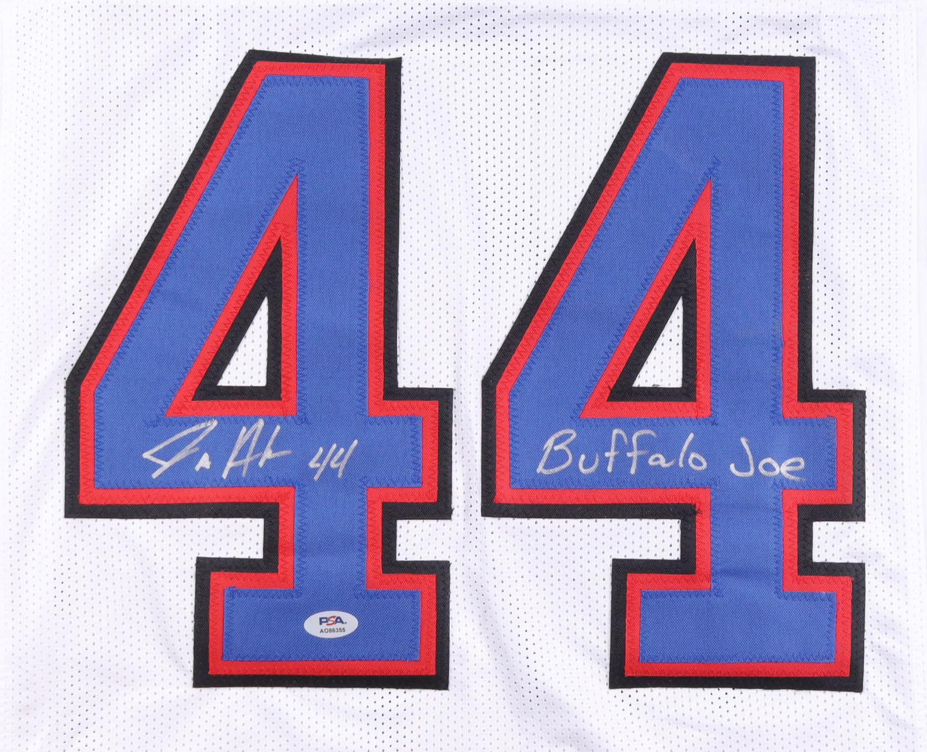 Joe Andreessen Signed Jersey Inscribed "Buffalo Joe" (PSA) at PristineAuction.com Joe Andreessen Signed Jersey Inscribed "Buffalo Joe" (PSA) at PristineAuction.com