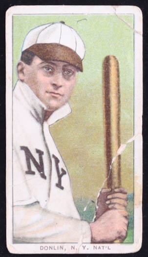 Mike Donlin 1909-11 T206 #132 with Bat | Sweet Caporal at PristineAuction.com Mike Donlin 1909-11 T206 #132 with Bat | Sweet Caporal at PristineAuction.com