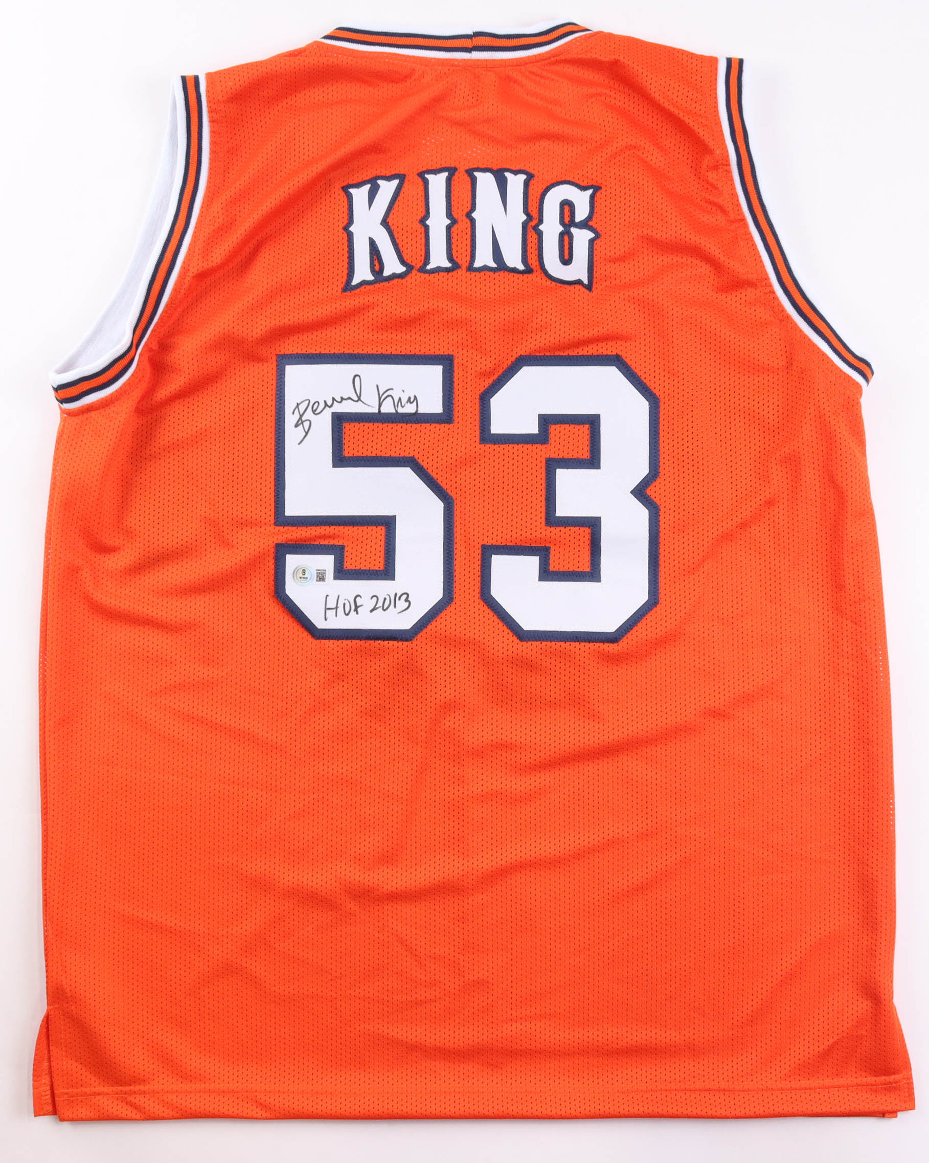 Bernard King Signed Jersey Inscribed "HOF 2013" (Beckett) at PristineAuction.com Bernard King Signed Jersey Inscribed "HOF 2013" (Beckett) at PristineAuction.com