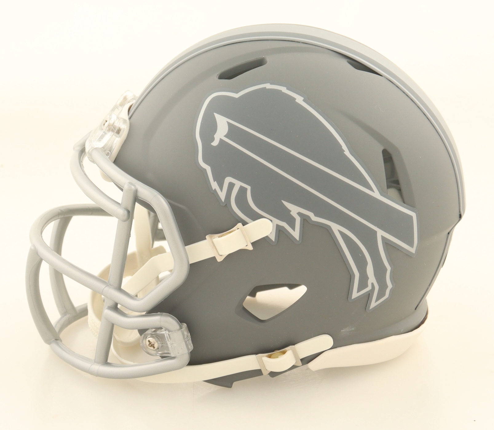 James Cook Signed Bills Slate Alternate Speed Mini Helmet (JSA) at PristineAuction.com James Cook Signed Bills Slate Alternate Speed Mini Helmet (JSA) at PristineAuction.com