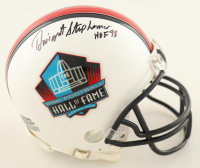 Dwight Stephenson Signed NFL Hall of Fame Logo Mini Helmet Inscribed "HOF 98" (Schwartz) at PristineAuction.com