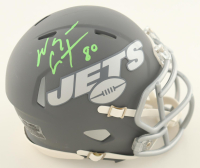 Wayne Chrebet Signed Jets Slate Alternate Speed Mini Helmet (Schwartz) at PristineAuction.com