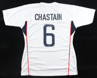 Brandi Chastain Signed Jersey Inscribed "USA" (Schwartz) at PristineAuction.com