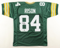 Andre Rison Signed Jersey Inscribed "SB XXXI Champs" (Schwartz) at PristineAuction.com