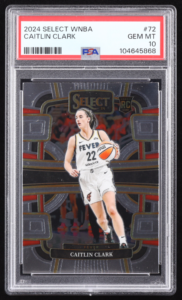 Caitlin Clark 2024 Select WNBA #72 RC (PSA 10) at PristineAuction.com Caitlin Clark 2024 Select WNBA #72 RC (PSA 10) at PristineAuction.com